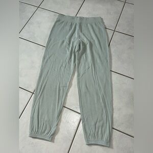 Grey State Light Mint Green Ribbed Lounge Pants